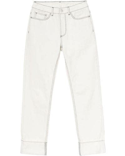 burberry girls white pants|Burberry jeans women's.